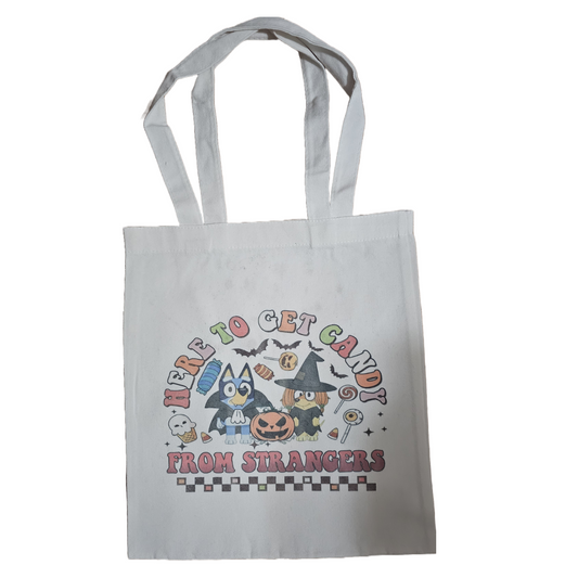 Here for your Candy bluey Tote bag