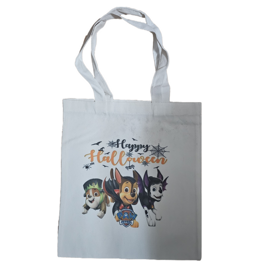 Happy Halloween paw patrol Tote bag