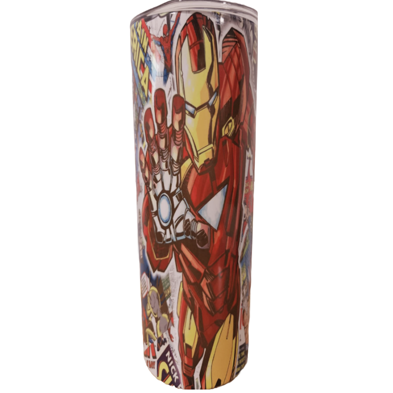 Iron M 20oz Skinny Tumbler